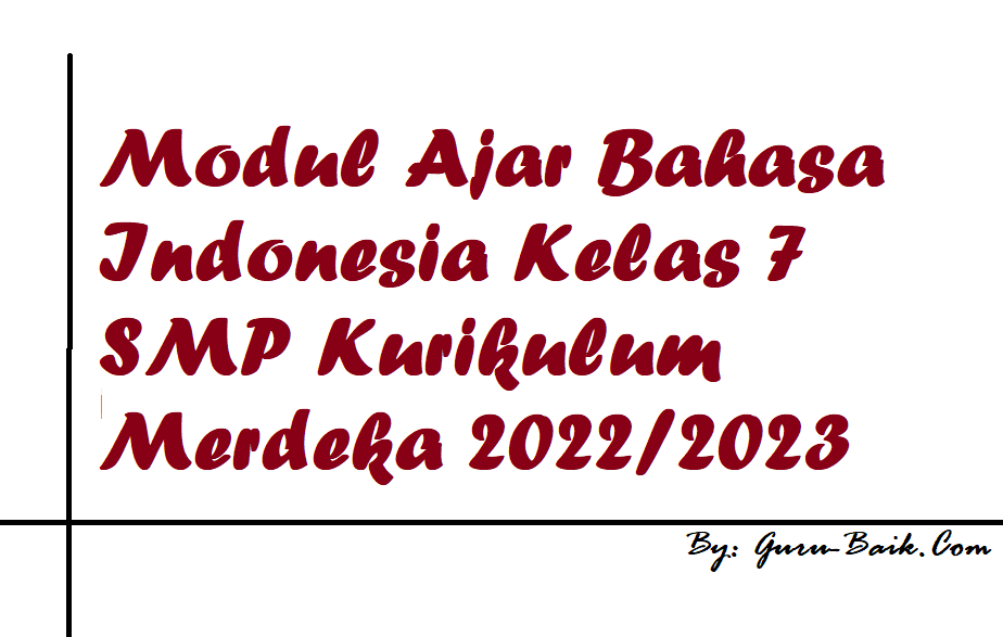 Modul Ajar Bahasa Indonesia Kelas 7 SMP Kurikulum Merdeka Terbaru 2022/